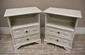 pair of bedside tables
